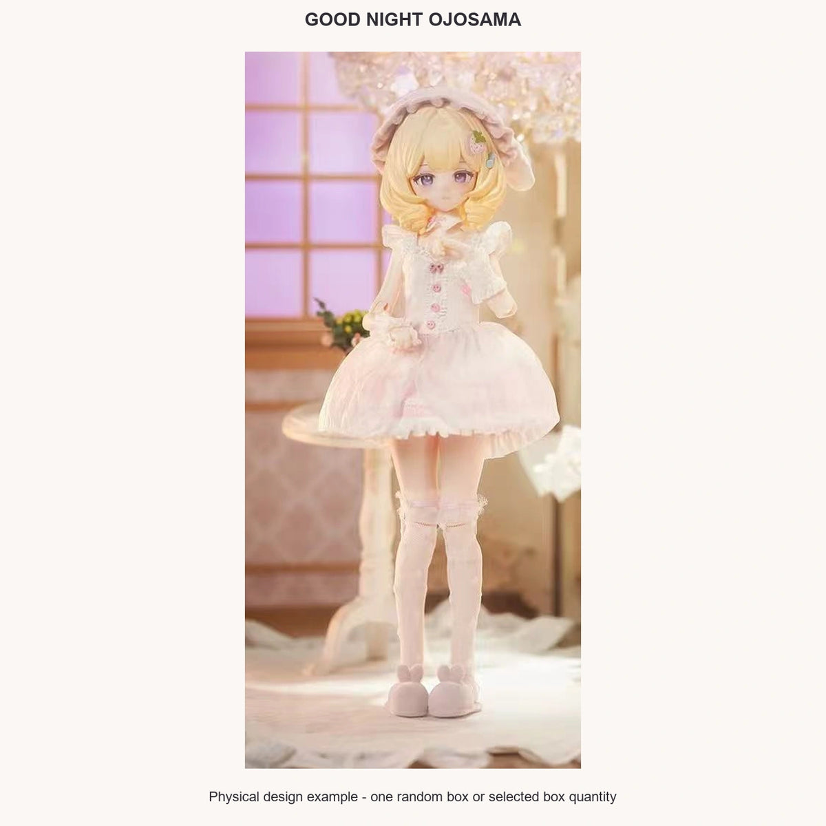 Good Night Ojosama Series Special 1/6 Action Figure BJD Blind Box - complete physical design example; pictured character is not selectable with one random box