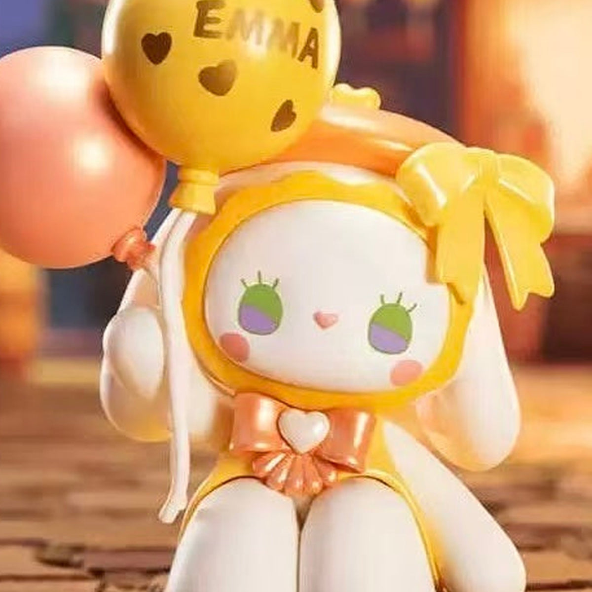 Emma Secret Forest Midnight Market Series Figure Blind Box - Emma yellow balloon hidden design close-up; illustrative series image, contents depend on purchase option