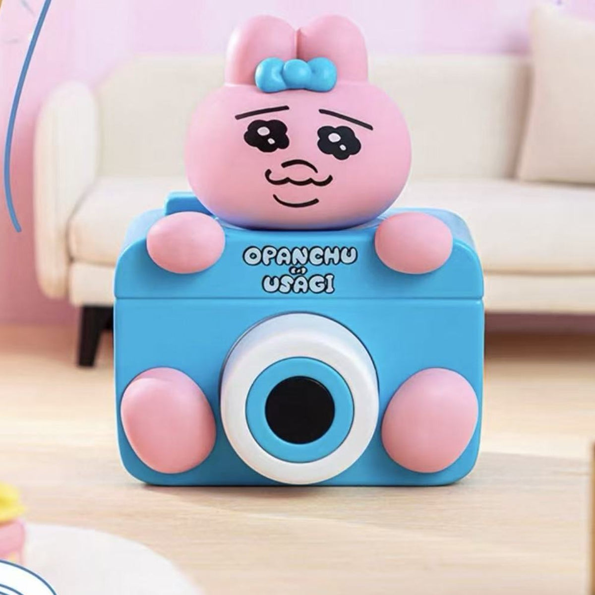 Opanchu Usagi Cursed Birthday Series Figure Blind Box - Opanchu Usagi blue camera design; illustrative series image, contents depend on purchase option