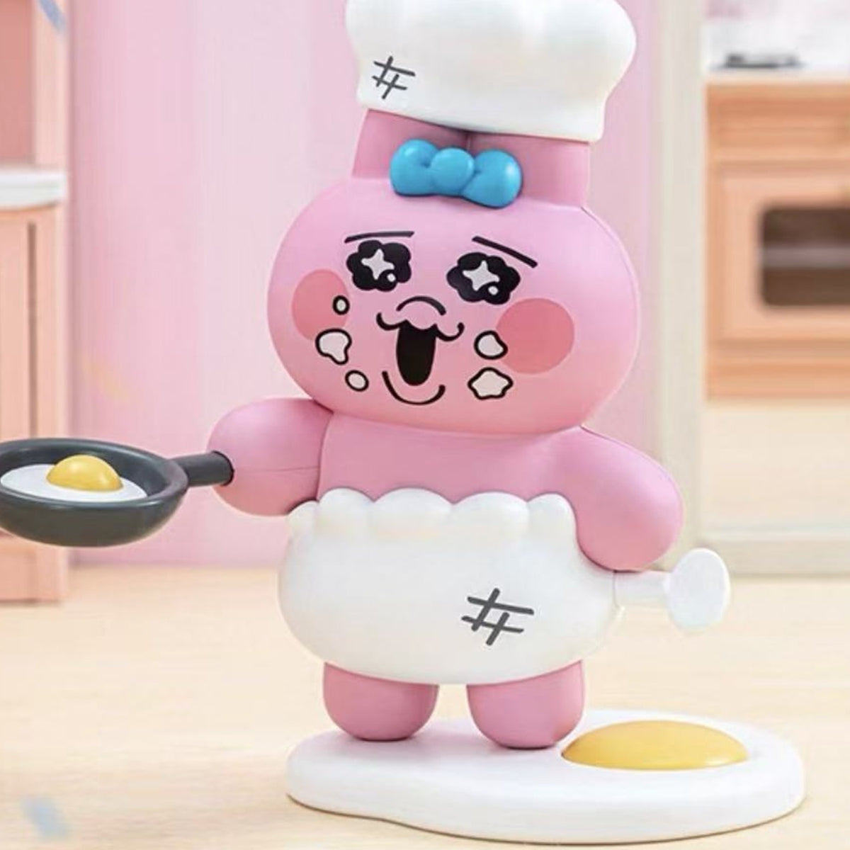 Opanchu Usagi Cursed Birthday Series Figure Blind Box - Opanchu Usagi chef design with frying pan; illustrative series image, contents depend on purchase option