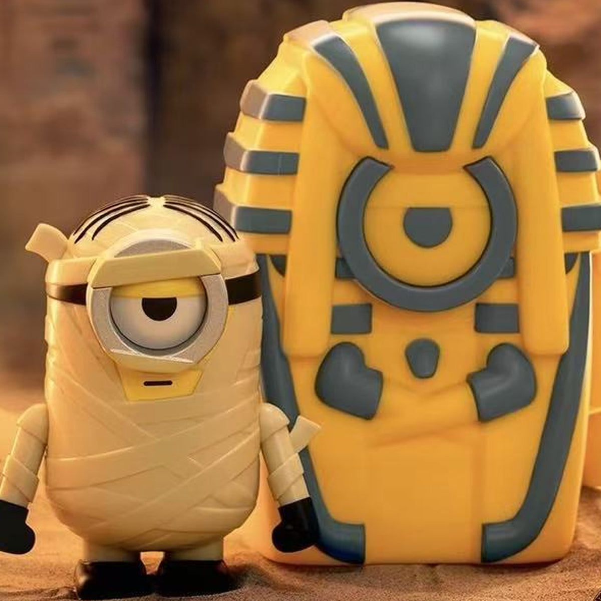 Minion Monsters Series Wind-up Movable Blind Box - Mummy costume Minion monster design example; illustrative series image, contents depend on purchase option