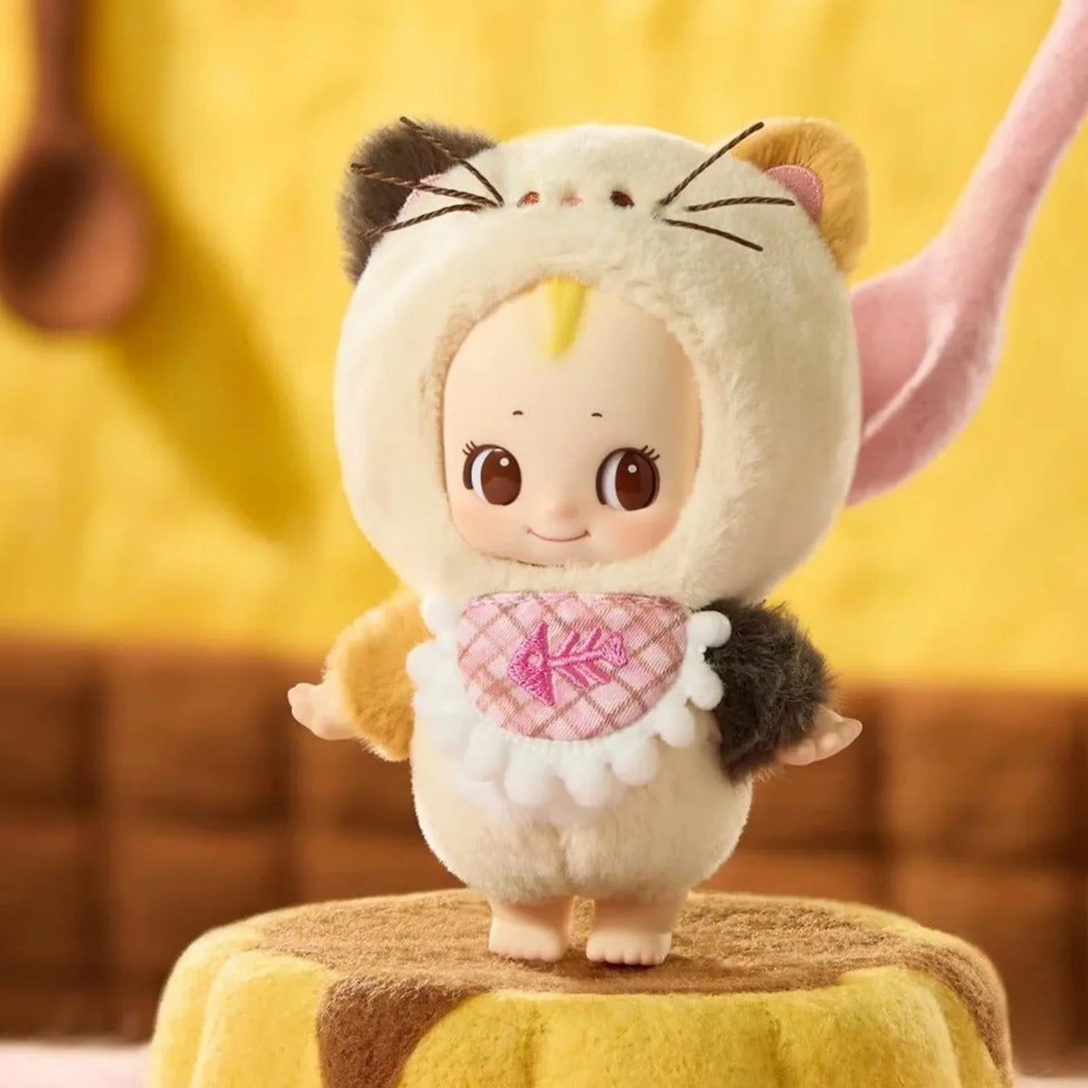 Kewpie Nursery School Series Vinyl Plush Blind Box — series design reference 1; pictured design not guaranteed; background scenery not a separate purchase option