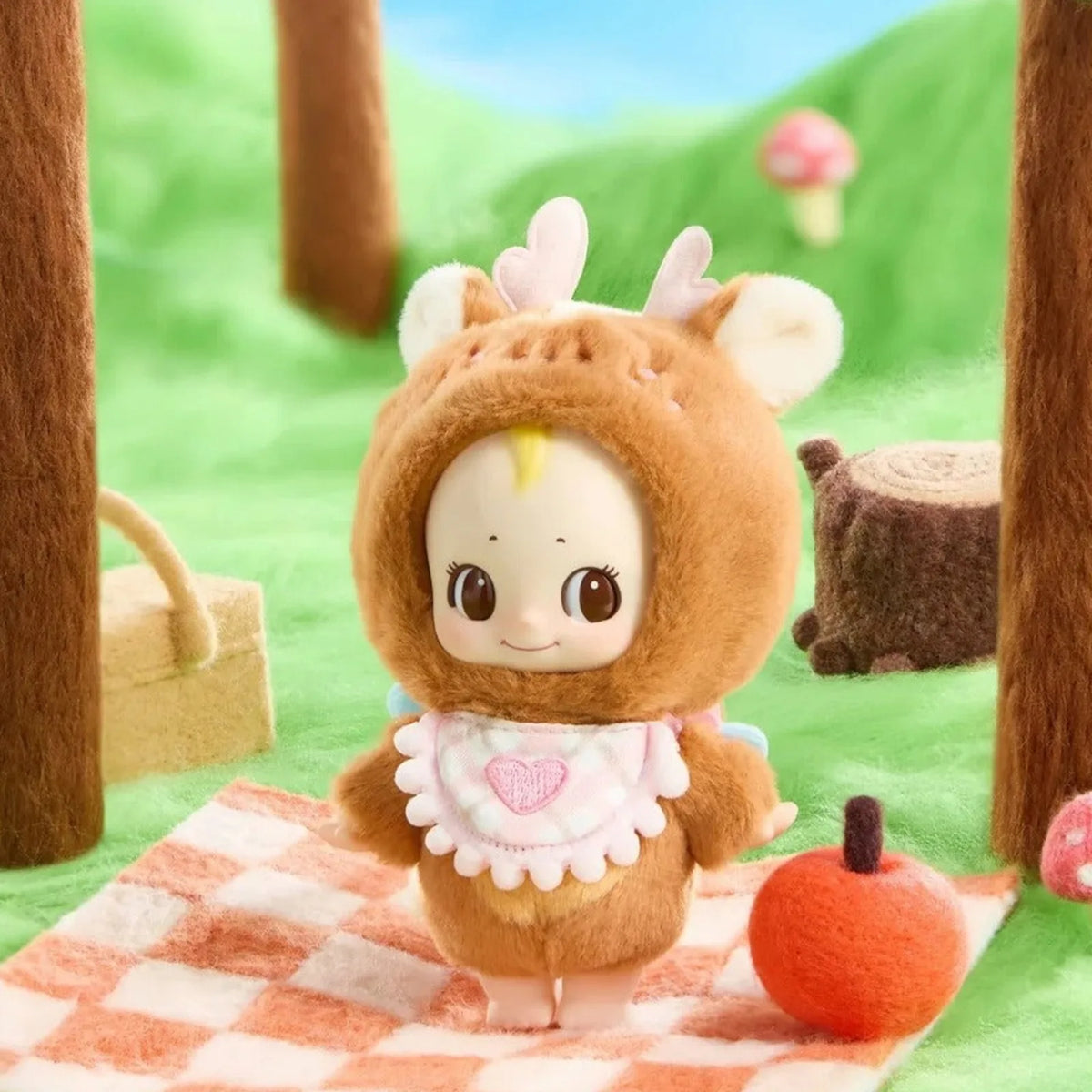 Kewpie Nursery School Series Vinyl Plush Blind Box — series design reference 4; pictured design not guaranteed; background scenery not a separate purchase option