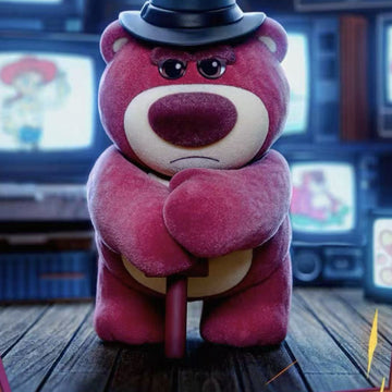 DSN Lotso Charming Big Boss Series Figure Blind Box - Lotso with cane and hat figure example; illustrative series image, contents depend on purchase option