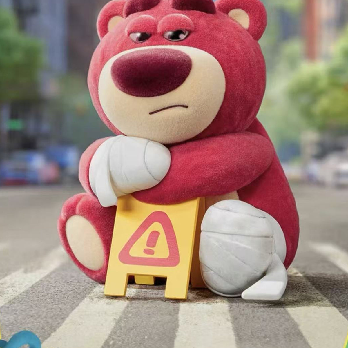 DSN Lotso Charming Big Boss Series Figure Blind Box - Lotso with warning sign figure example; illustrative series image, contents depend on purchase option