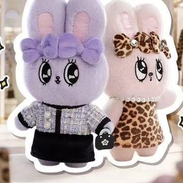Esther Bunny Fashion In Motion Series Plush Blind Box - Esther Bunny bow and outfit plush design examples; illustrative series image, contents depend on purchase option