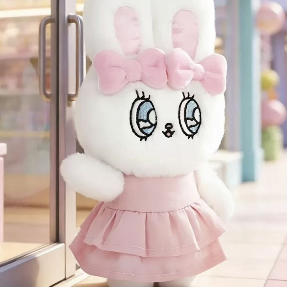Esther Bunny Fashion In Motion Series Plush Blind Box - Esther Bunny pink skirt plush design example; illustrative series image, contents depend on purchase option