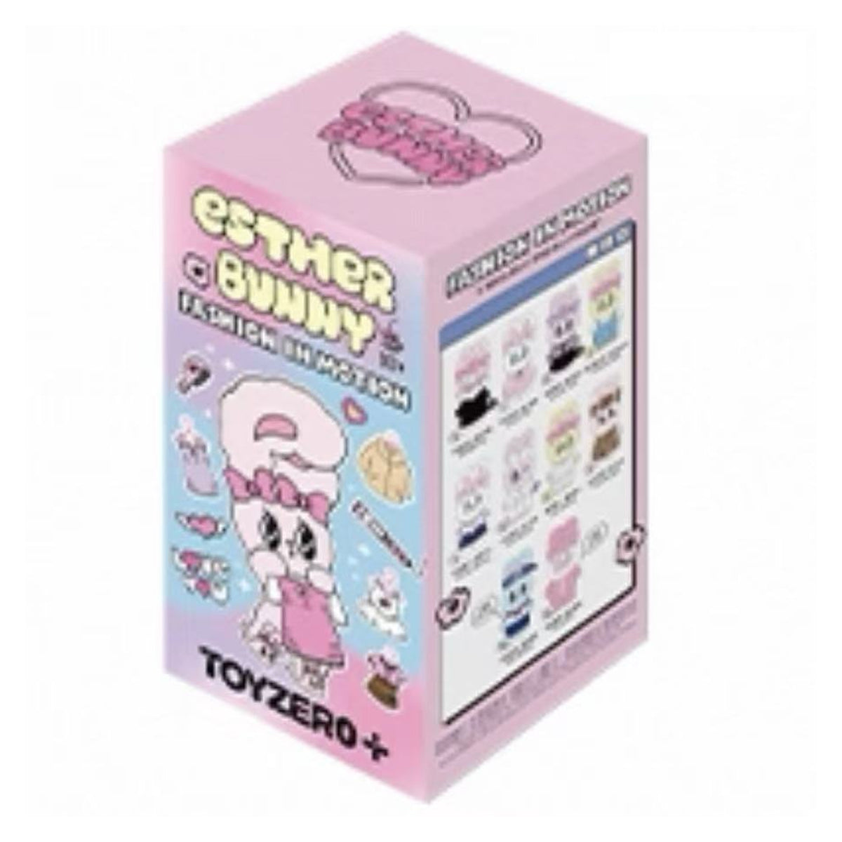 Esther Bunny Fashion In Motion Series Plush Blind Box - Esther Bunny single carton illustration; illustrative series image, contents depend on purchase option