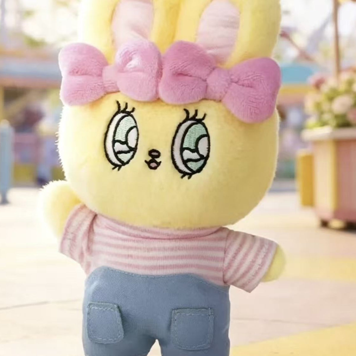 Esther Bunny Fashion In Motion Series Plush Blind Box - Esther Bunny yellow striped outfit plush design example; illustrative series image, contents depend on purchase option