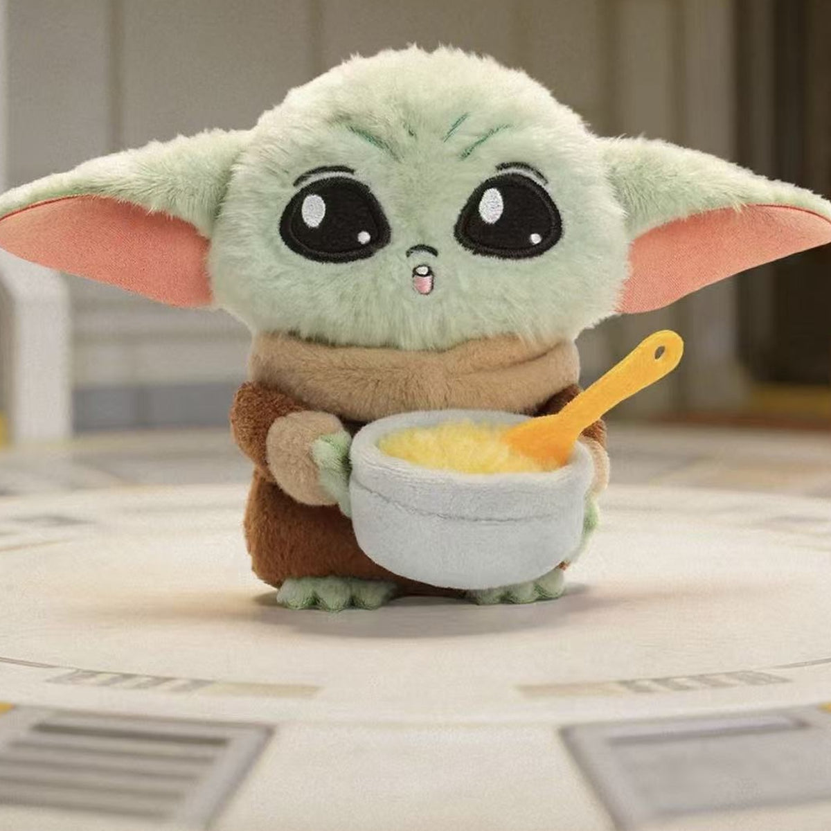 Grogu Full Belly Planet Series Plush Pendant Blind Box - Grogu with broth bowl design example; illustrative series image, contents depend on purchase option