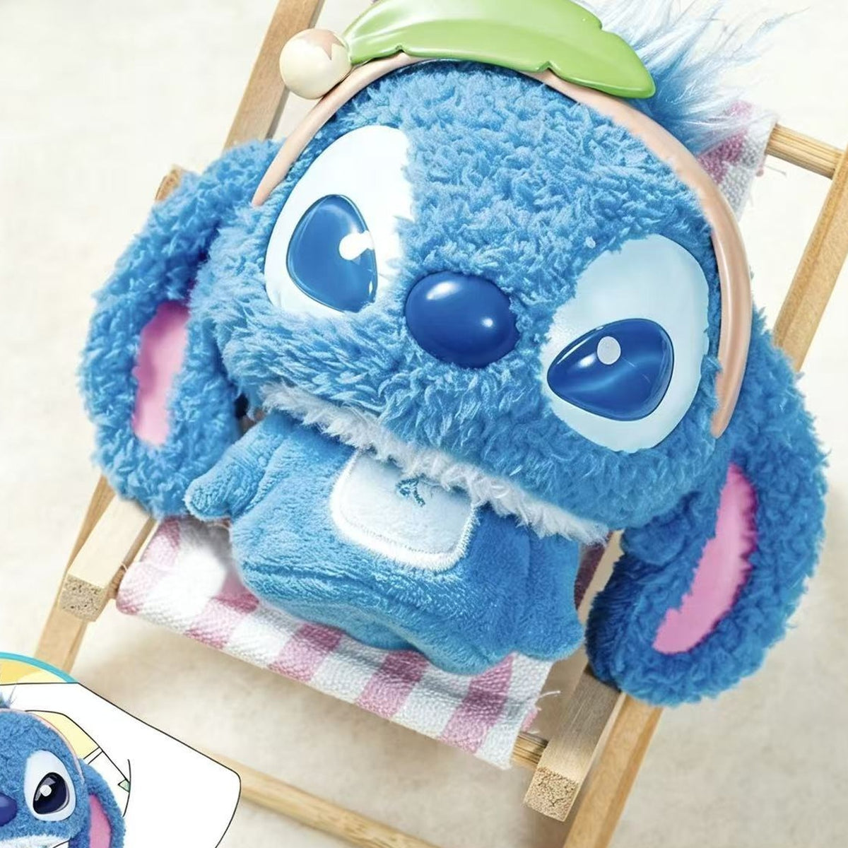 DSN Stitch Bounce Series Plush Blind Box - Stitch green cap plush example; illustrative series image, contents depend on purchase option