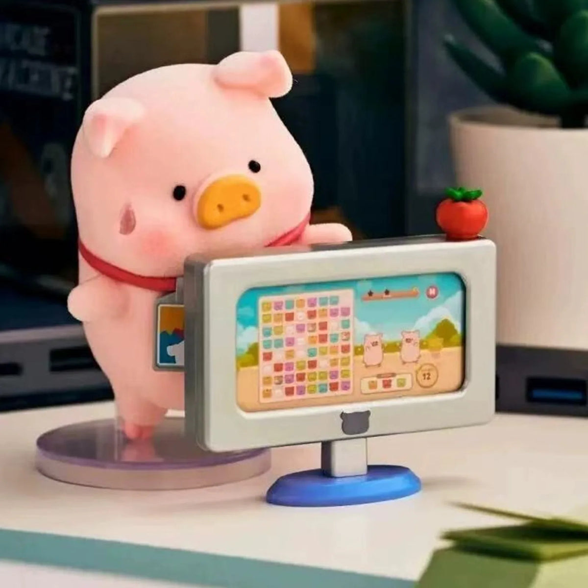 LuLu the Piggy Busy Workday Series Figure Blind Box — series design reference 2; pictured design not guaranteed; background scenery not a separate purchase option