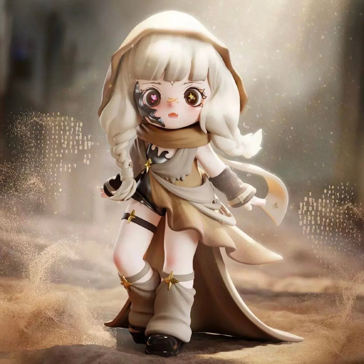 KiliKili Dreamy Source Code: white-haired figure design in a cream outfit; random design is not guaranteed