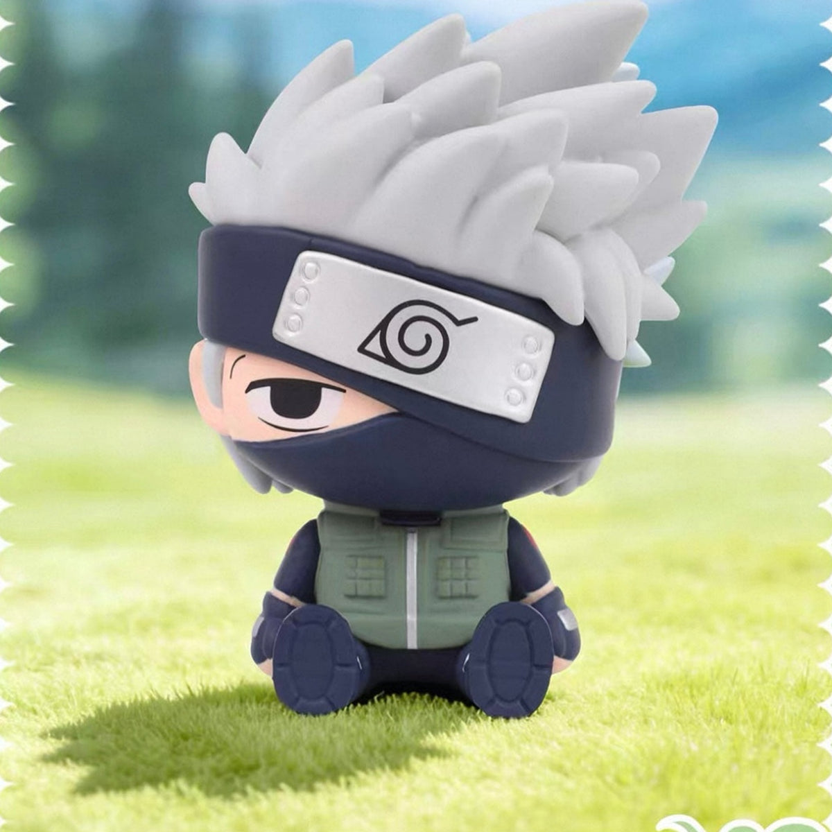 Naruto Shippuden Sticky Sit Series Figure Blind Box - Seated Kakashi figure example; illustrative series image, contents depend on purchase option