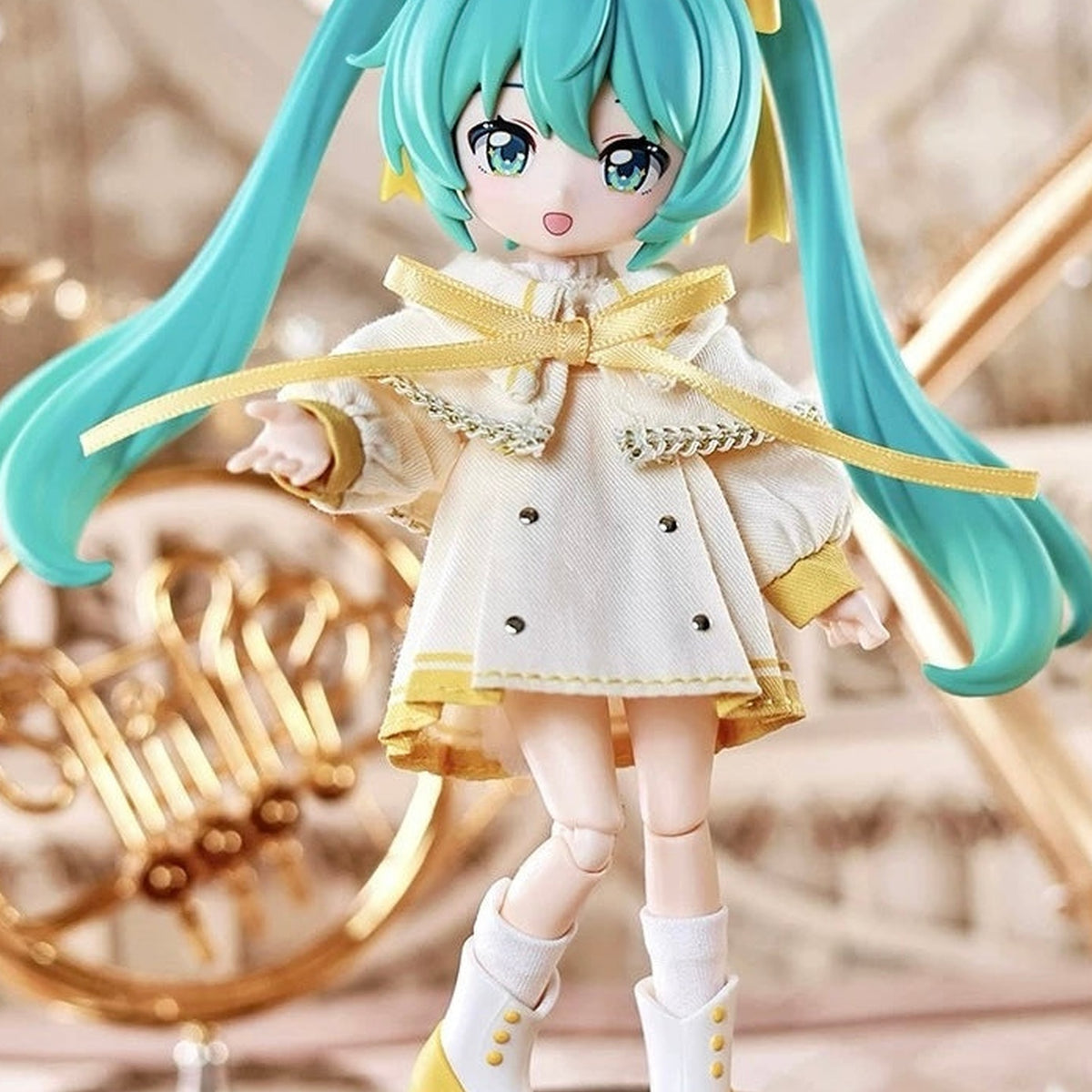 Hatsune Miku Wonderful Journey Prelude of Music Series MJD Action Doll Blind Box - physical series design detail 3; pictured example is not guaranteed in a random box