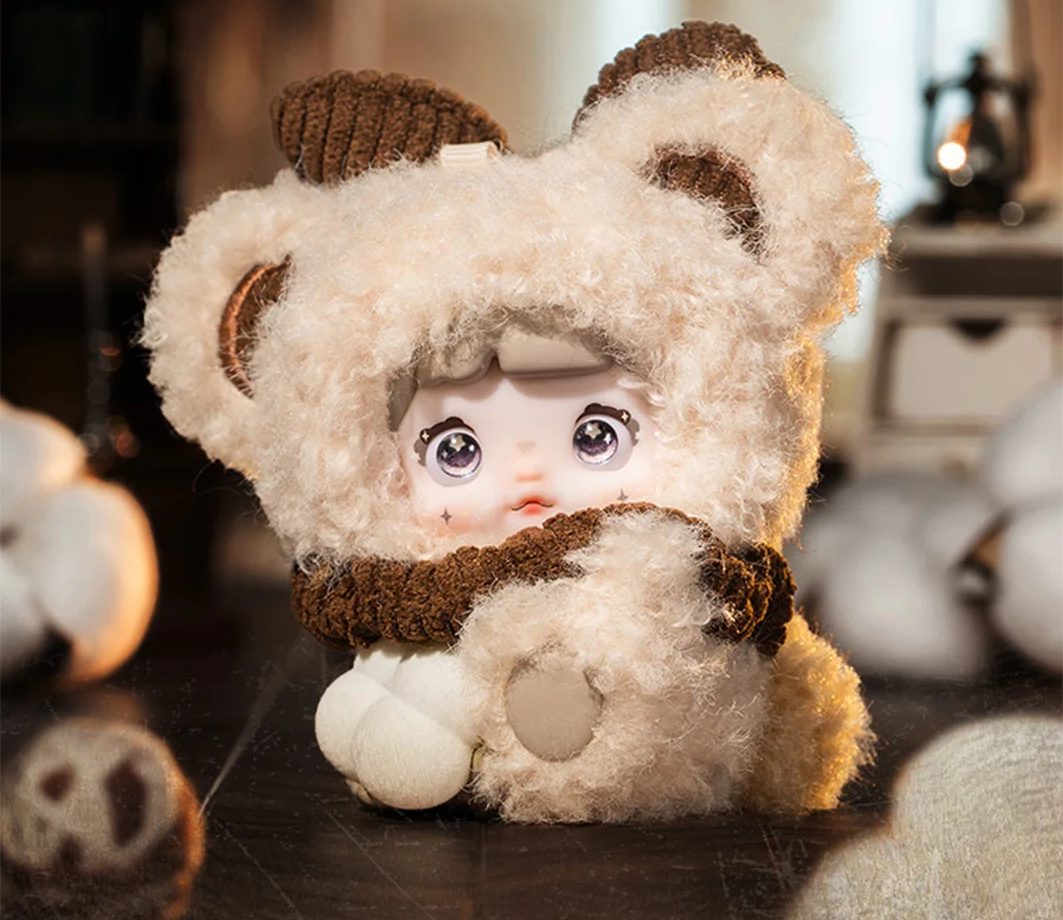 Velvie confirmed plush doll — full front view with complete ears, original product pixels