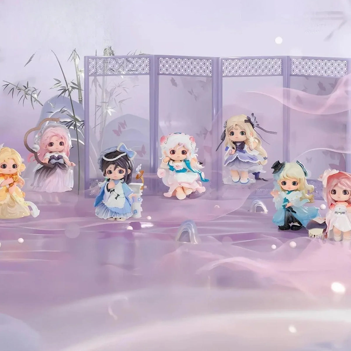 JOY Luminous Dream Chronicle group scene; possible designs, not order contents | KikiBuddies