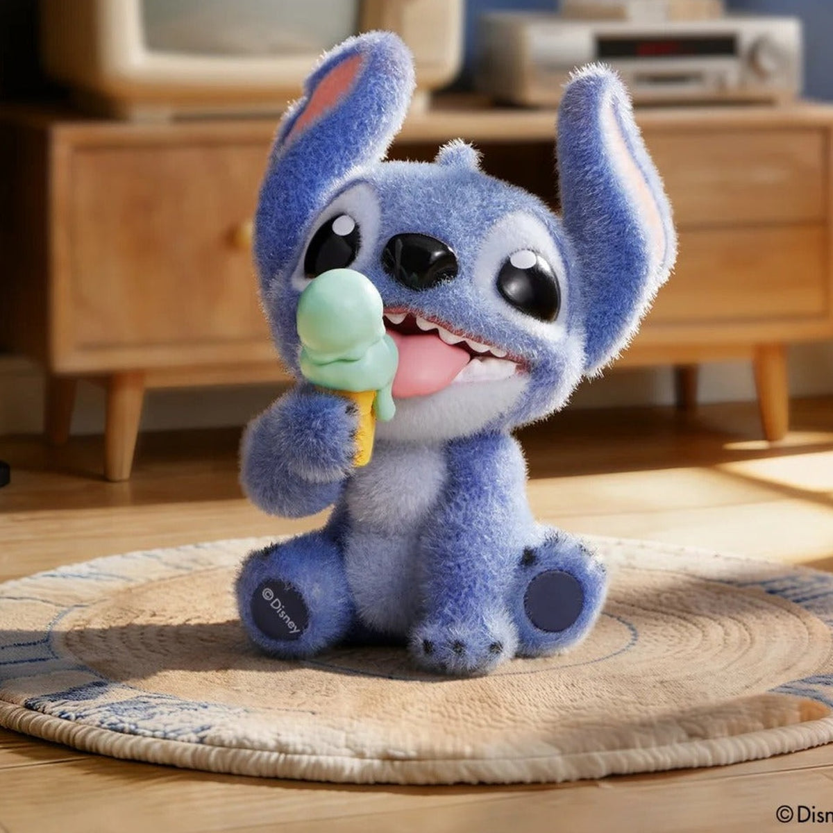 DSN Stitch By Your Side Series Plush Blind Box - Stitch with ice cream plush example; illustrative series image, contents depend on purchase option
