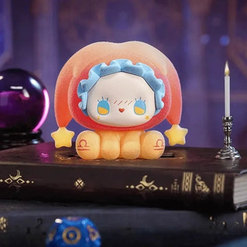 Orange-costume EMMA mini figure, front view | KikiBuddies
