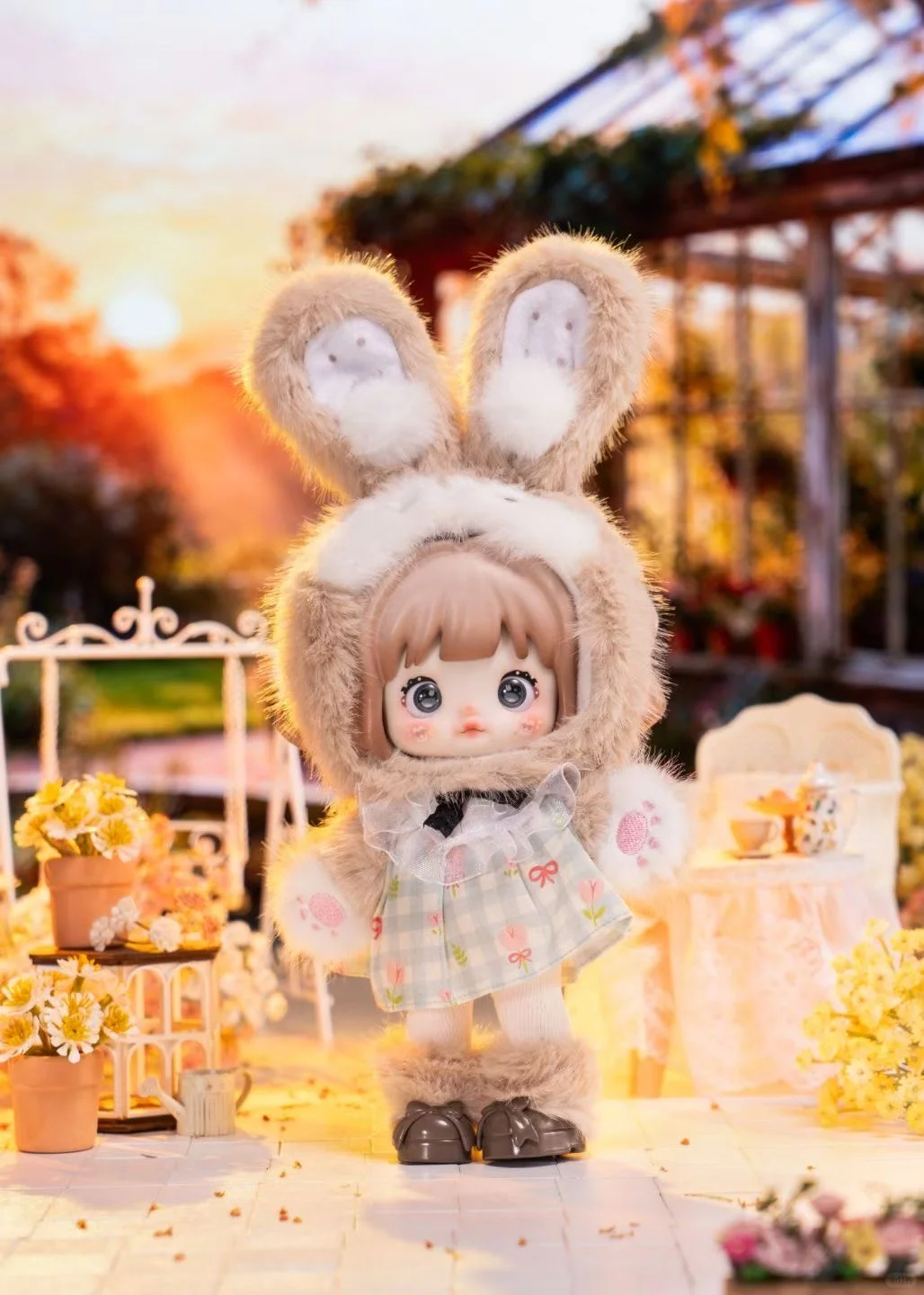 NOMMI Forest Kingdom — Brulee Bunny original full-body context view