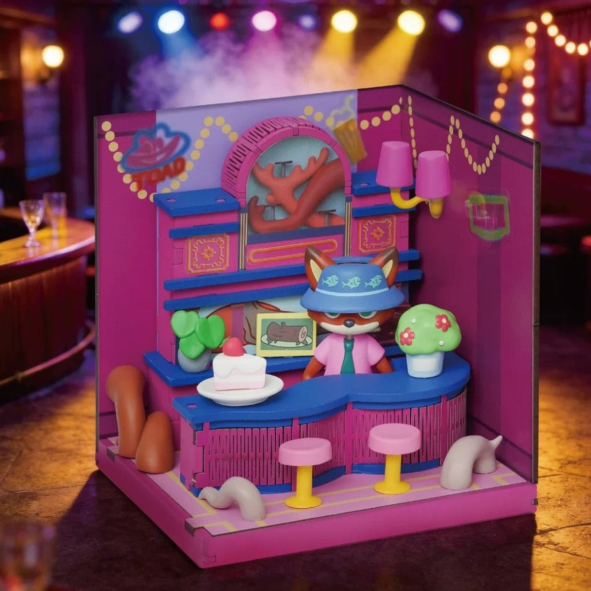 DSN Zootopia 2 Rebuilding DIY Buildable Scene Series Figure Blind Box - Nick buildable scene figure example; illustrative series image, contents depend on purchase option