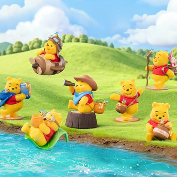 DSN Winnie the Pooh 100th Honey Quest Series Figure Blind Box - Honey Quest series figure design lineup; illustrative series image, contents depend on purchase option