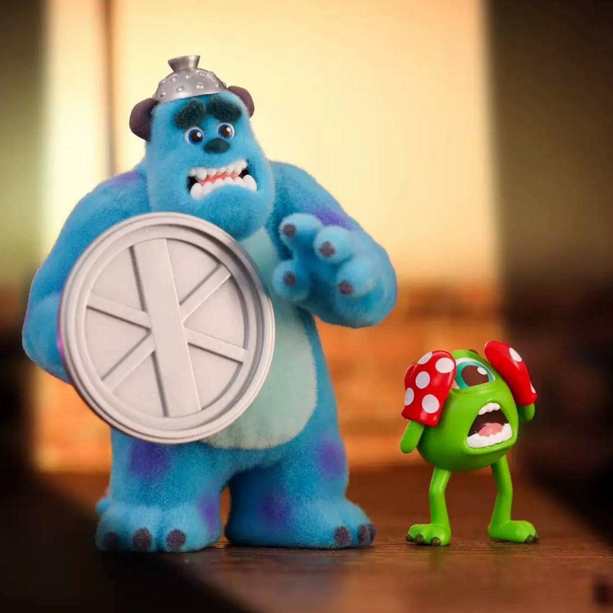 DSN Monsters Work Log Series Flocked Figure Blind Box - Sully and Mike Tactical Retreat boxed design example; illustrative series image, contents depend on purchase option