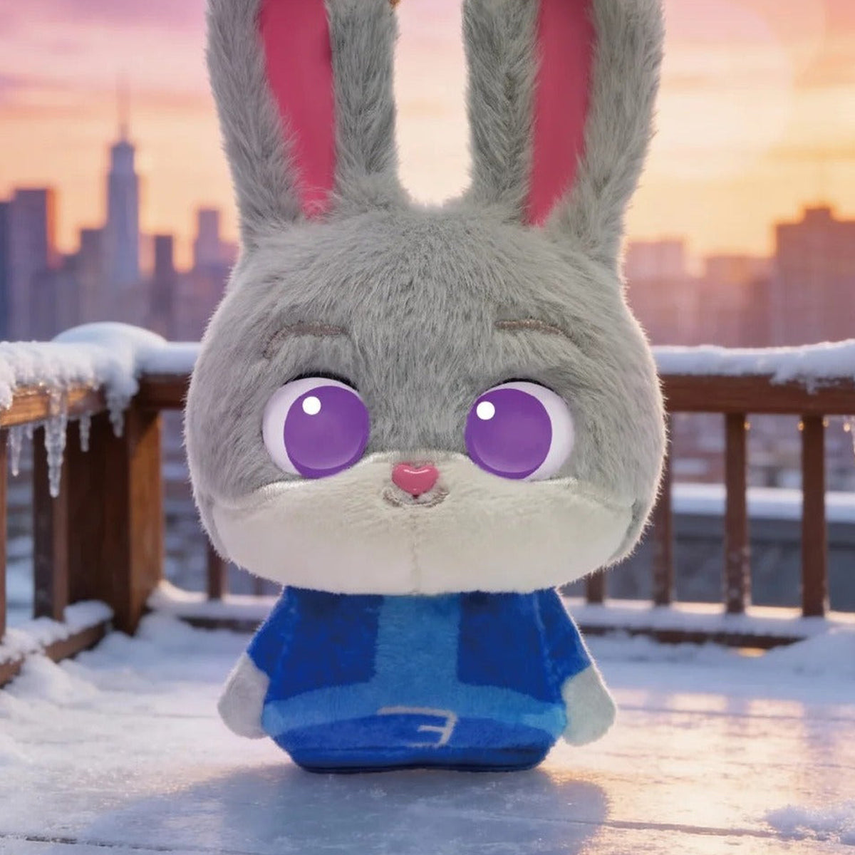 DSN Zootopia 2 Bouncing Fluffy Series Plush Blind Box - Judy Bouncing Fluffy plush example; illustrative series image, contents depend on purchase option