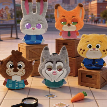 DSN Zootopia 2 Bouncing Fluffy Series Plush Blind Box - Zootopia Bouncing Fluffy plush design lineup; illustrative series image, contents depend on purchase option