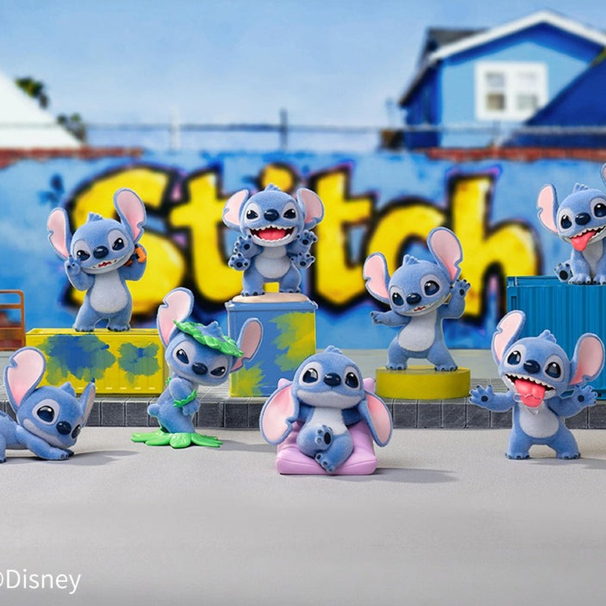 DSN Stitch Mischievous Daily Life Series Figure Blind Box - Stitch Mischievous Daily Life design lineup; illustrative series image, contents depend on purchase option
