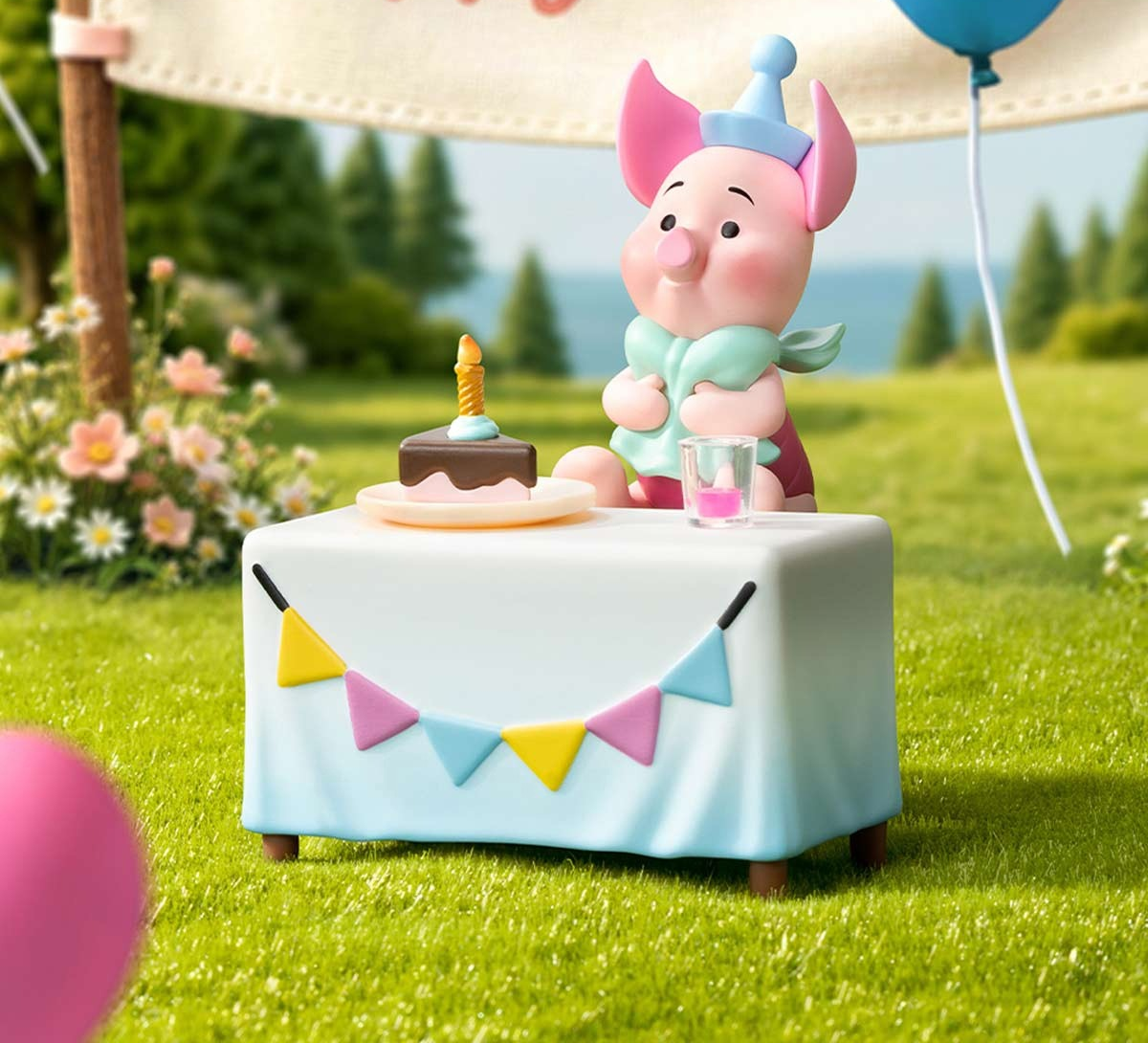 Disney Winnie the Pooh Let's Party! Series Figures — series example; random contents not guaranteed