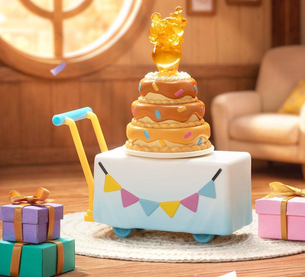 Disney Winnie the Pooh Let's Party! Series Figures — series example; random contents not guaranteed