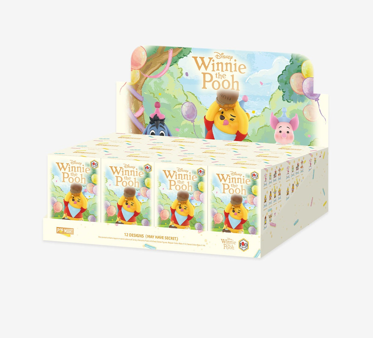 Disney Winnie the Pooh Let's Party! Series Figures — packaged set of 12 boxes