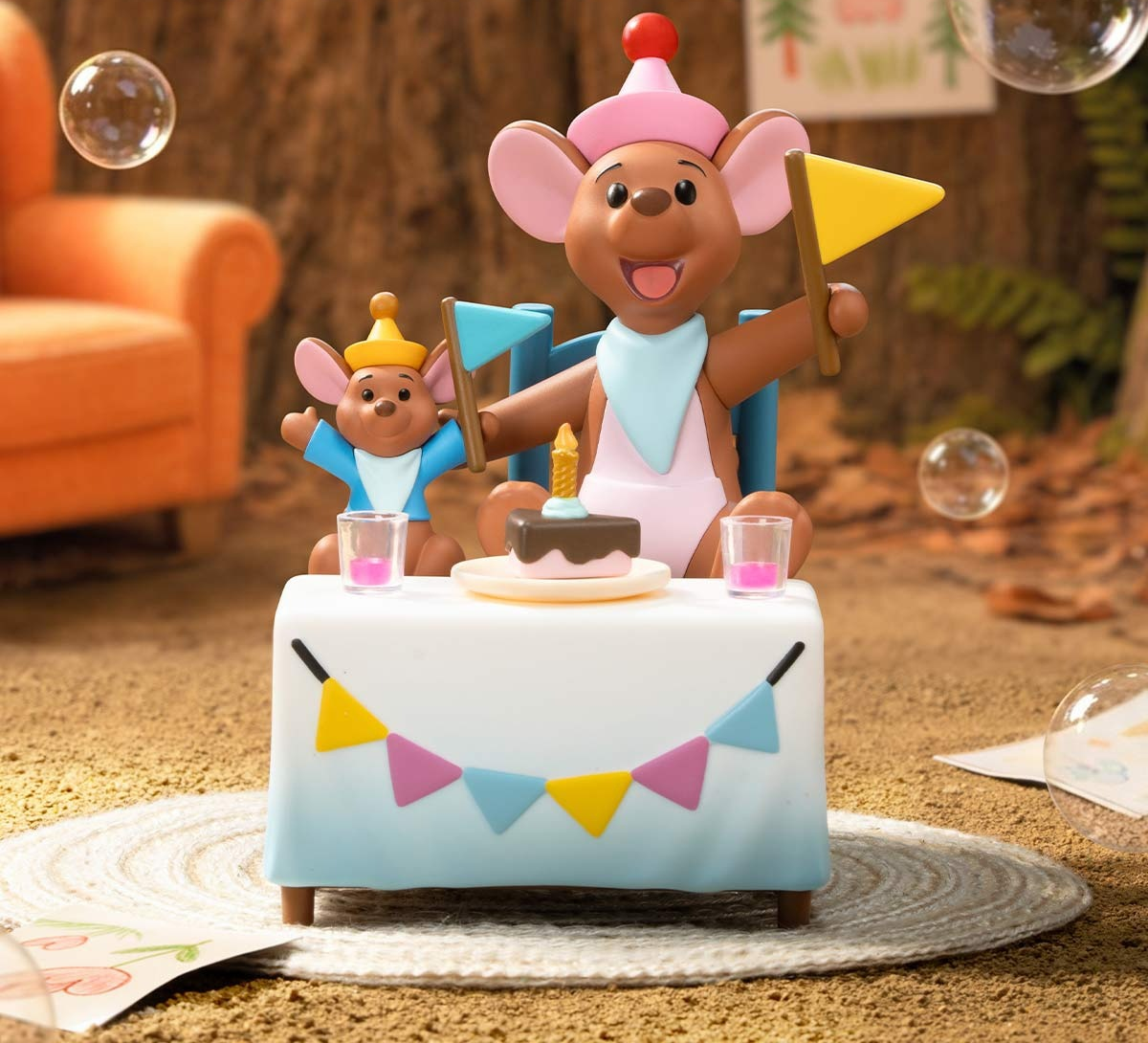 Disney Winnie the Pooh Let's Party! Series Figures — series example; random contents not guaranteed