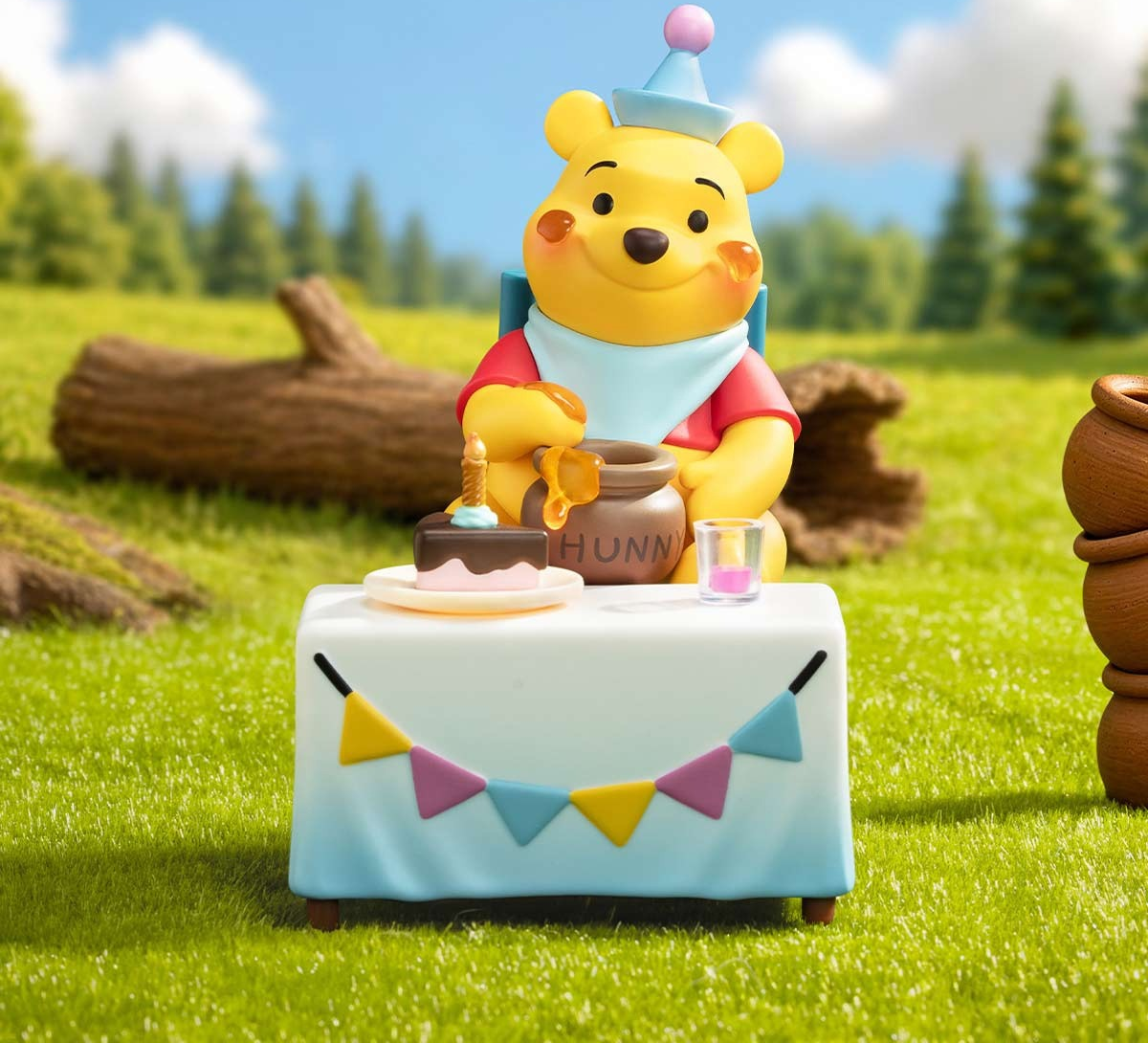 Disney Winnie the Pooh Let's Party! Series Figures — series example; random contents not guaranteed
