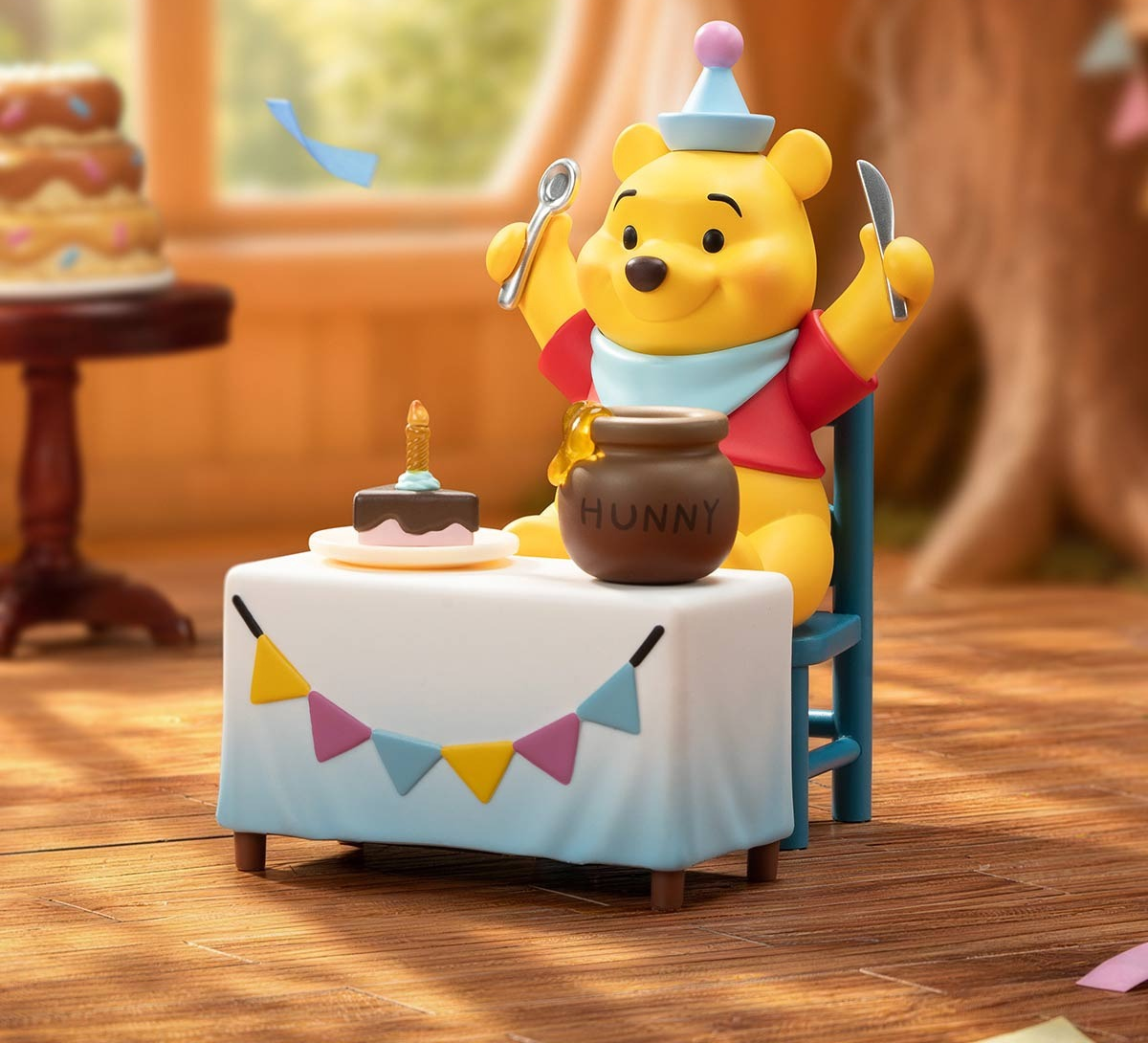 Disney Winnie the Pooh Let's Party! Series Figures — series example; random contents not guaranteed