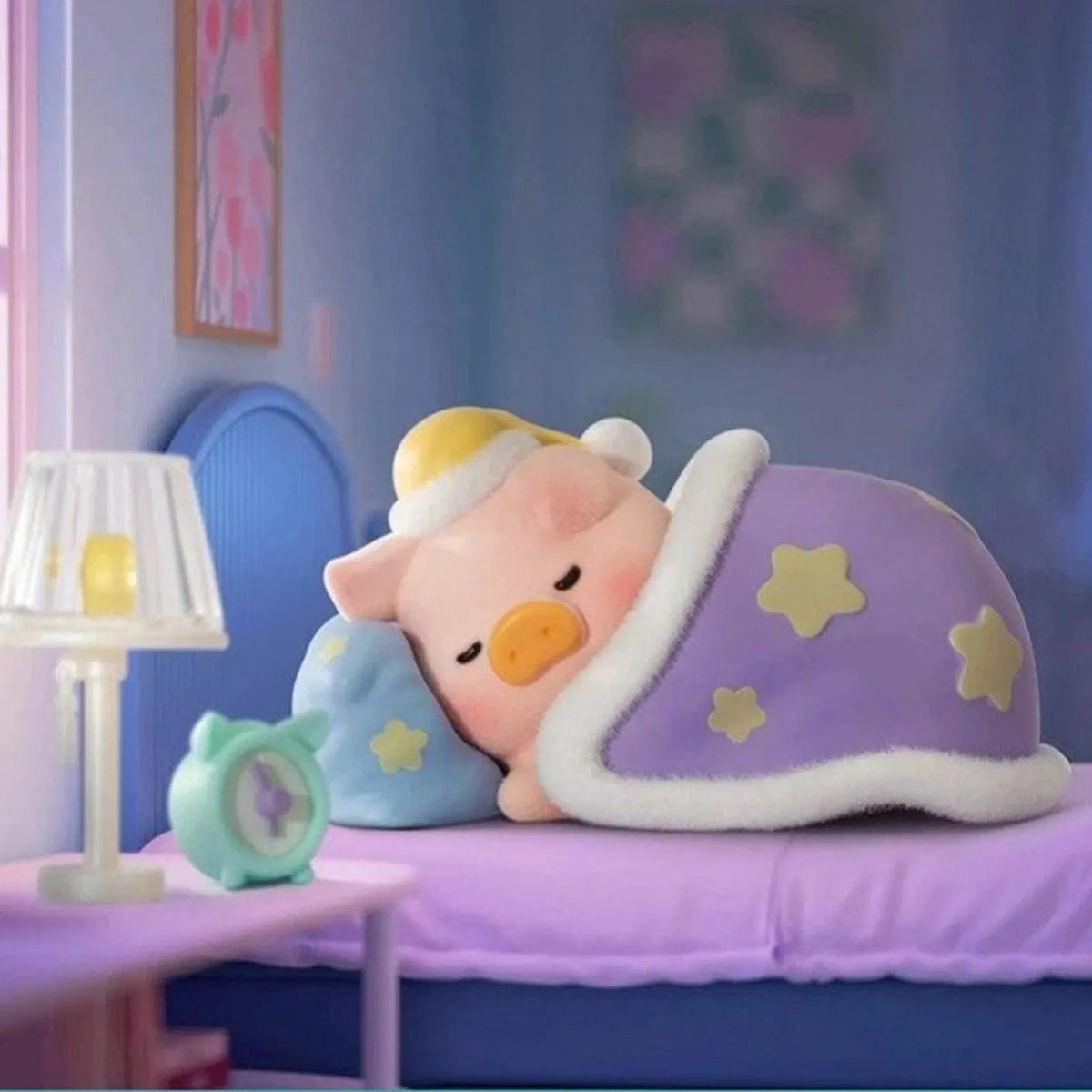 LuLu the Piggy Stay with You blind-box series figure illustration; possible design, not guaranteed contents