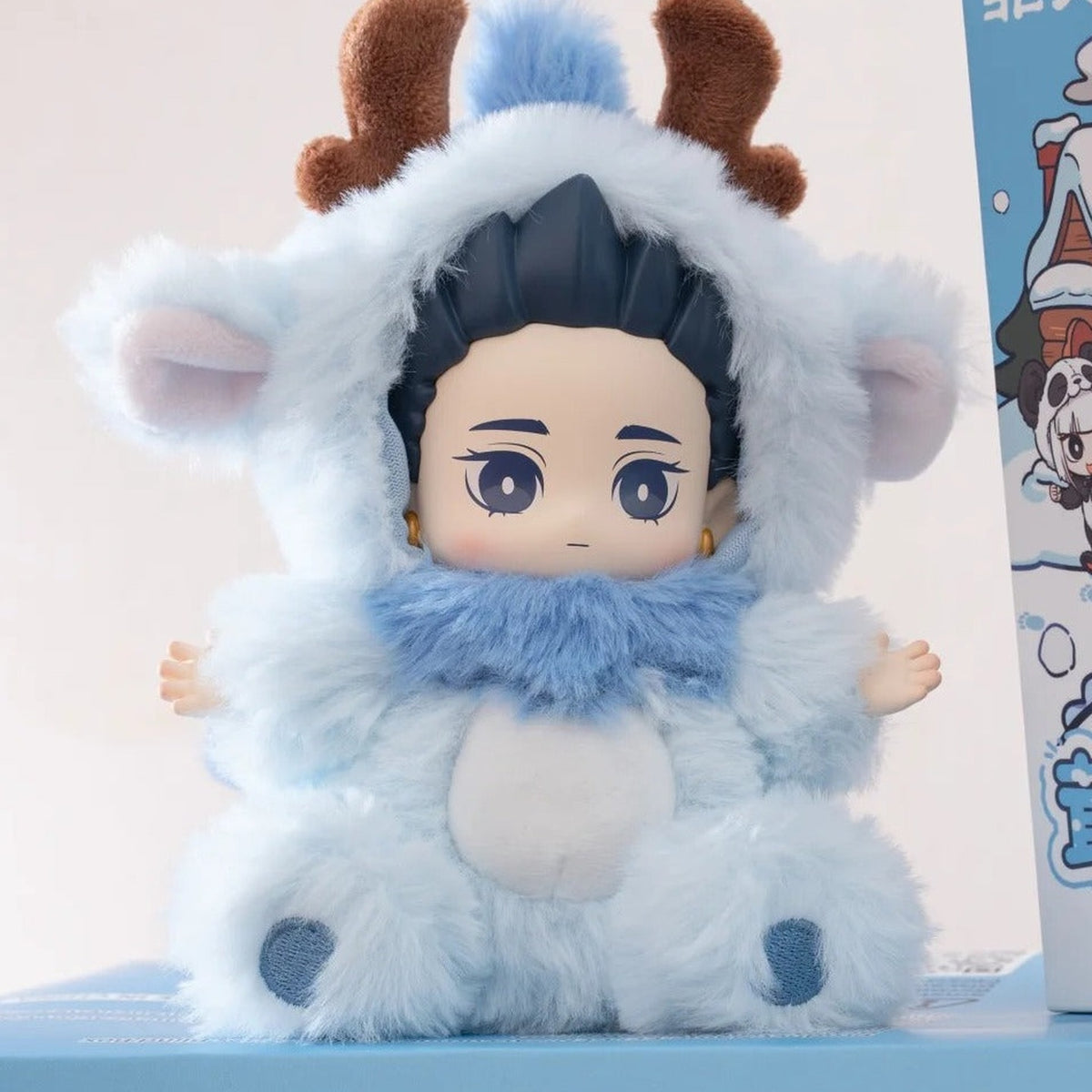 FEIRENZAI Fluffy Winter Series Plush Doll Blind Box - physical series design detail 3; pictured example is not guaranteed in a random box