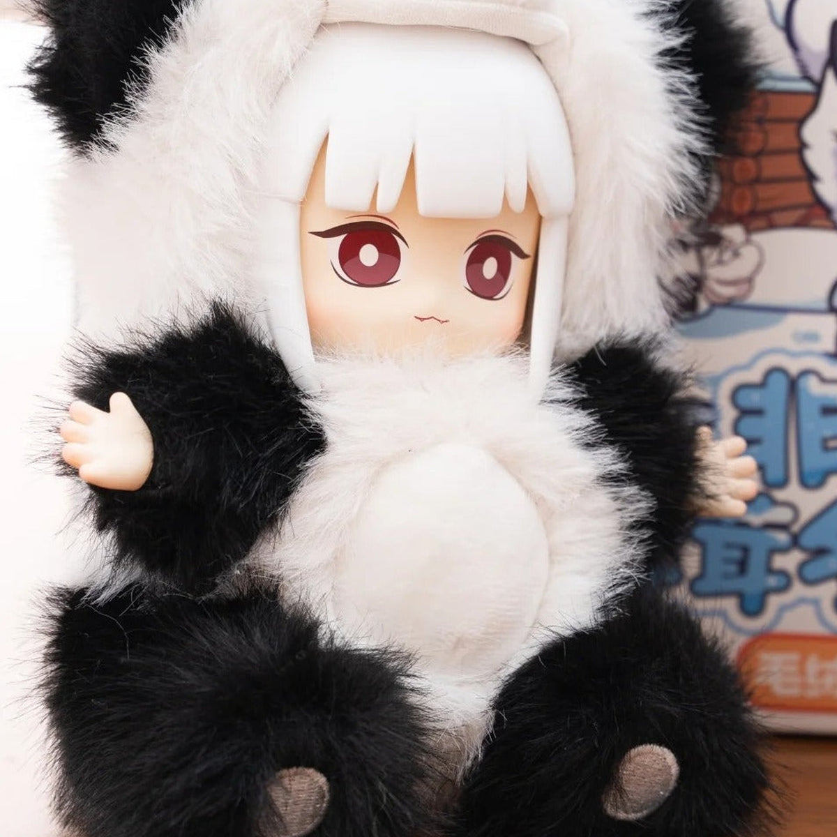 FEIRENZAI Fluffy Winter Series Plush Doll Blind Box - physical series design detail 4; pictured example is not guaranteed in a random box
