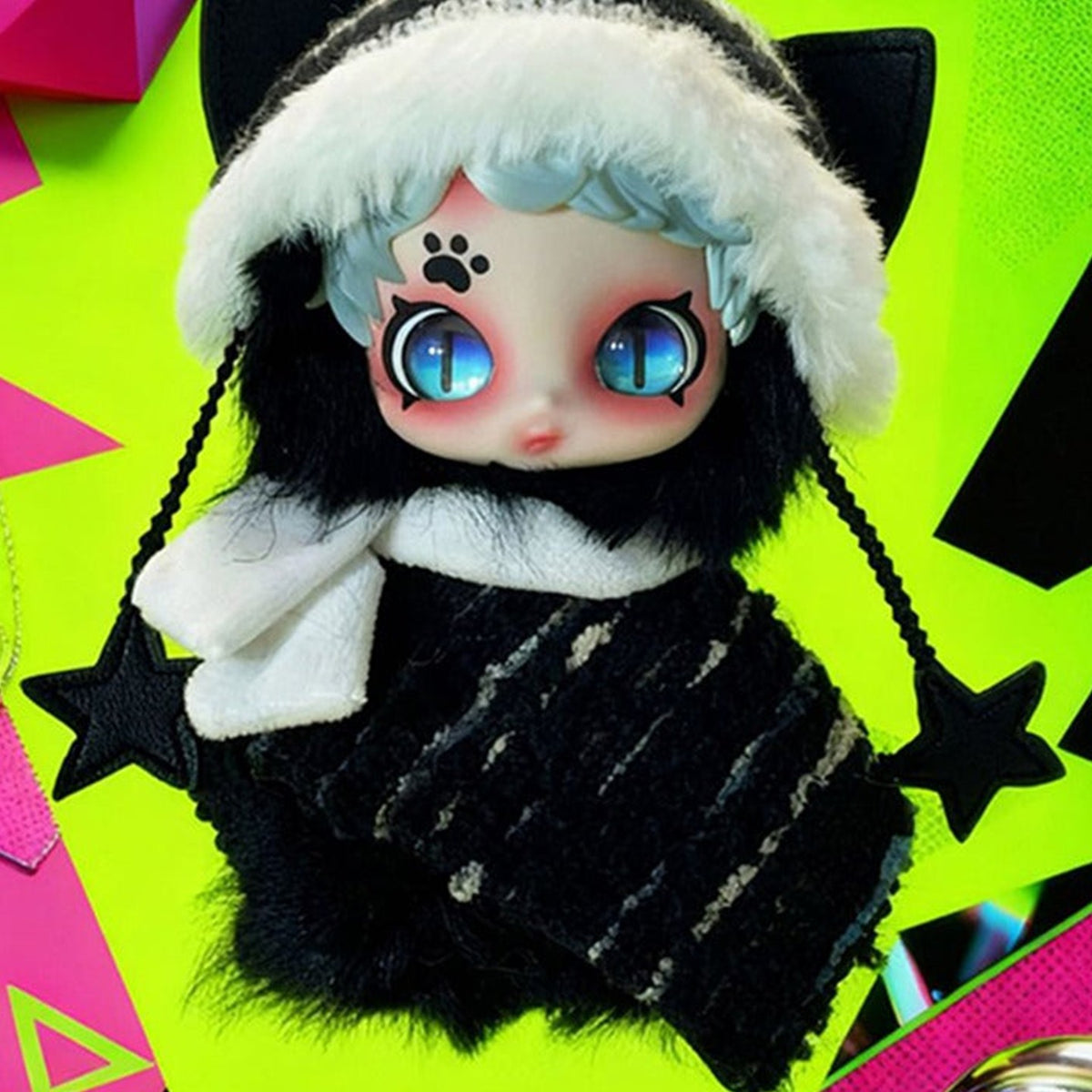 OWEN Street Youngster Series Plush Blind Box - physical series design detail 2; pictured example is not guaranteed in a random box