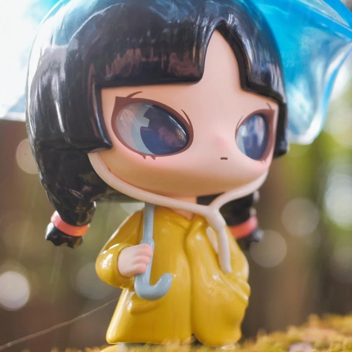 INN'S I Heard yellow raincoat and blue umbrella character detail; exact-series design reference, random purchase does not guarantee this character