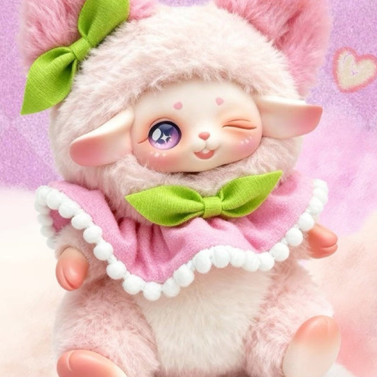 Sally's Sweet Dream House Series Plush Blind Box - physical series design detail 1; pictured example is not guaranteed in a random box