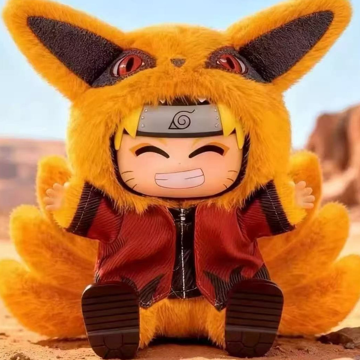 Naruto Beast Party V2 Series Plush Dolls, Blind Box - Naruto Beast Party V2 fox costume plush example; illustrative series image, contents depend on purchase option