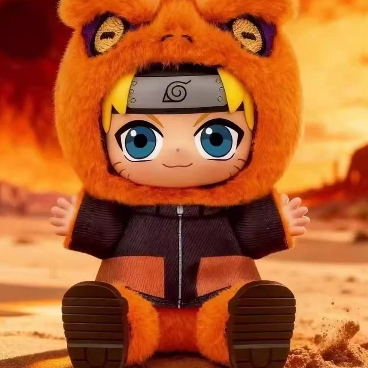 Naruto Beast Party V2 Series Plush Dolls, Blind Box - Naruto hooded Beast Party V2 plush example; illustrative series image, contents depend on purchase option