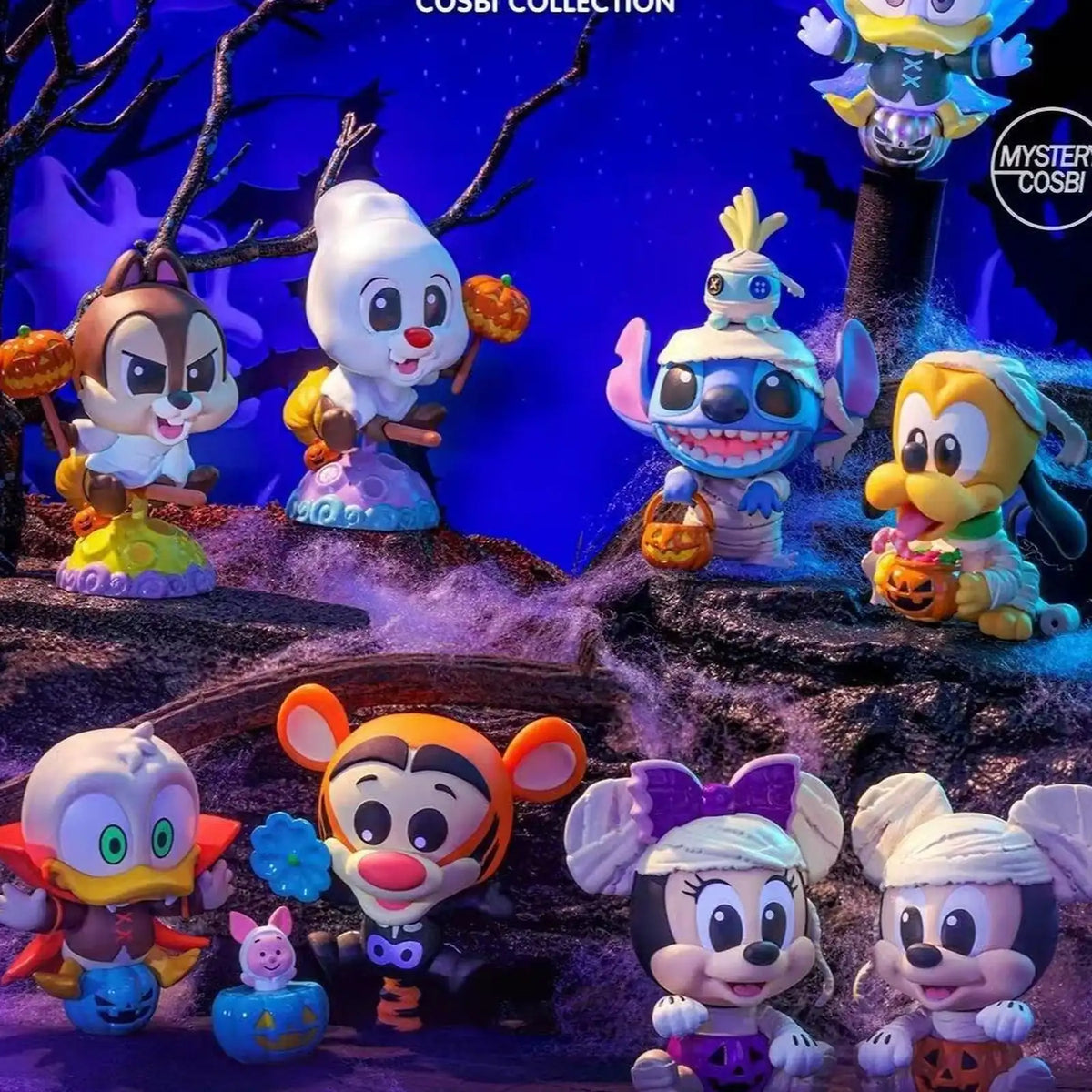 Hot Toys x COSBI DlSNEY Pumpkin Party Series Figures, Blind Box — Pumpkin Party group design examples; series example, not guaranteed selection