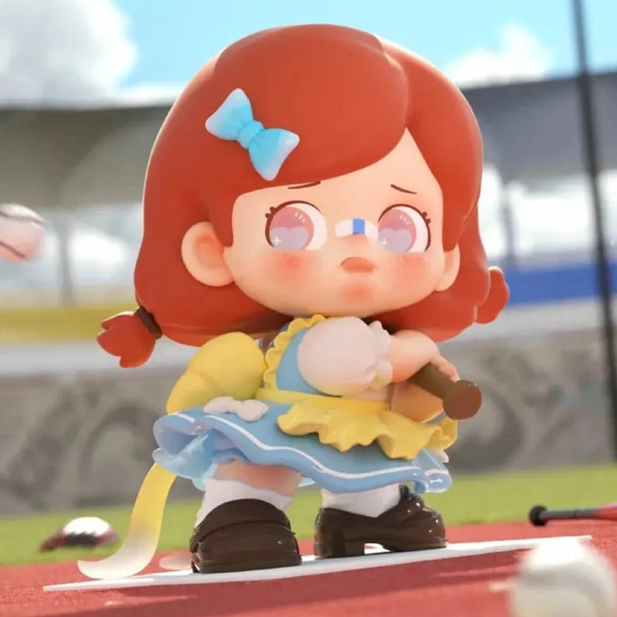 KOKOSA K.O. Girls Series Plush Blind Box — Red-haired plush design example; series example, not guaranteed selection