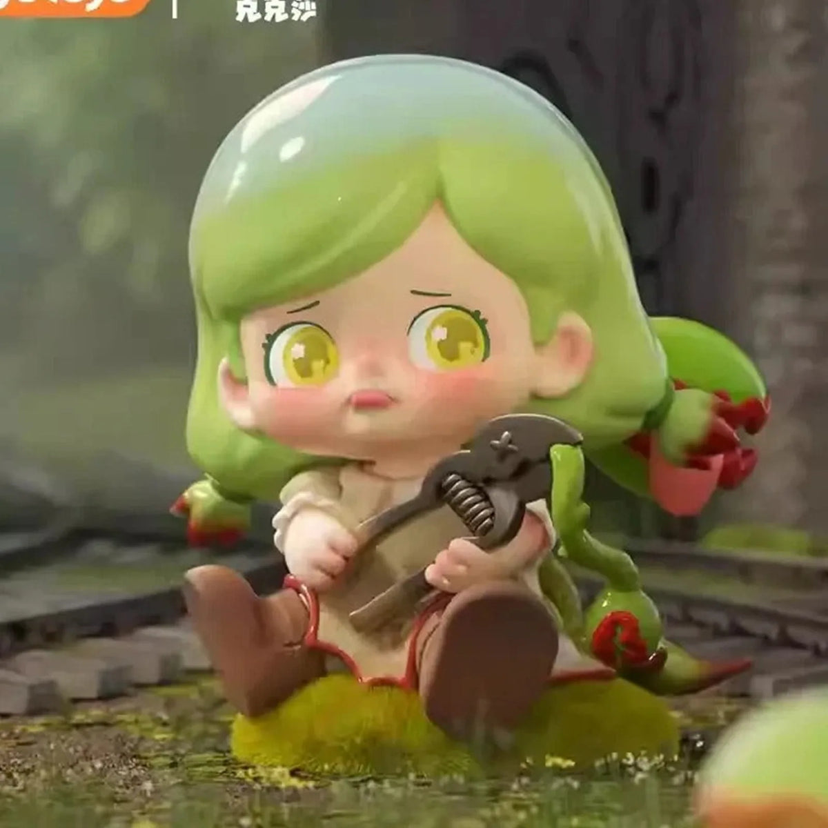 KOKOSA K.O. Girls Series Plush Blind Box — Green-haired plush design example; series example, not guaranteed selection