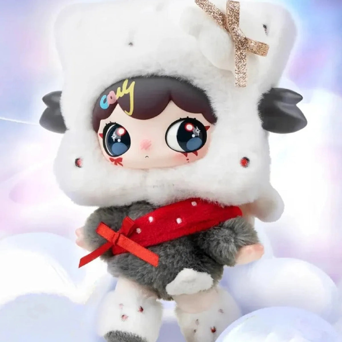 LULUMI Dangerous Sweet Star Project Love God Cub Pillow face and outfit detail crop