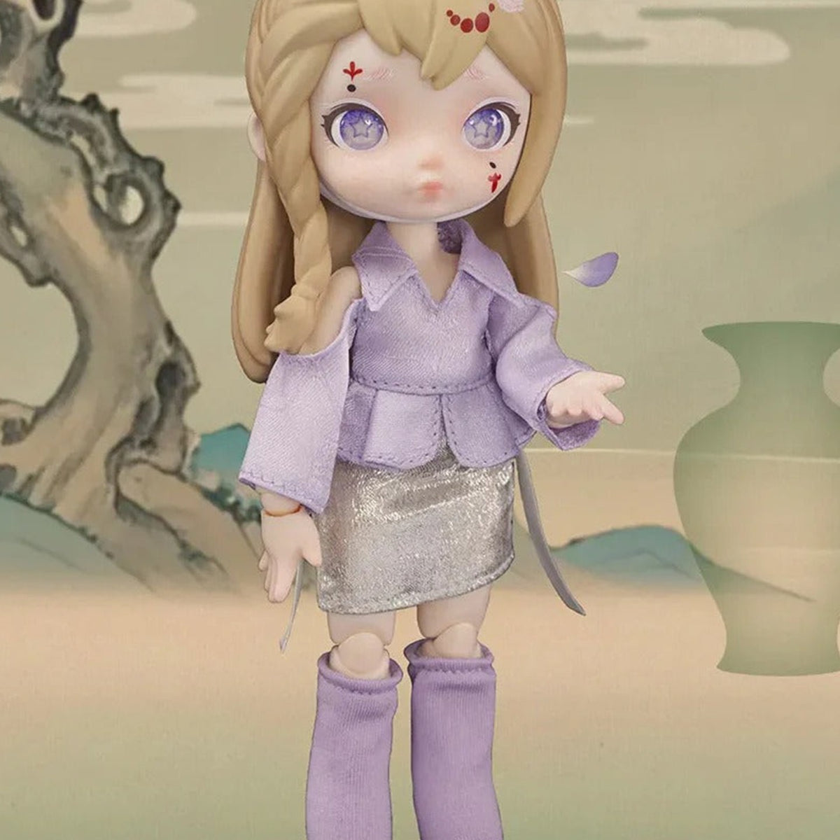 Laura Luminous Melody Series BJD Dolls, Blind Box - physical series design detail 3; pictured example is not guaranteed in a random box