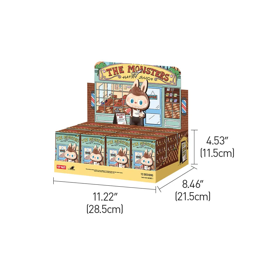 THE MONSTERS Hair Salon Series Figures — packaged set of 12 boxes